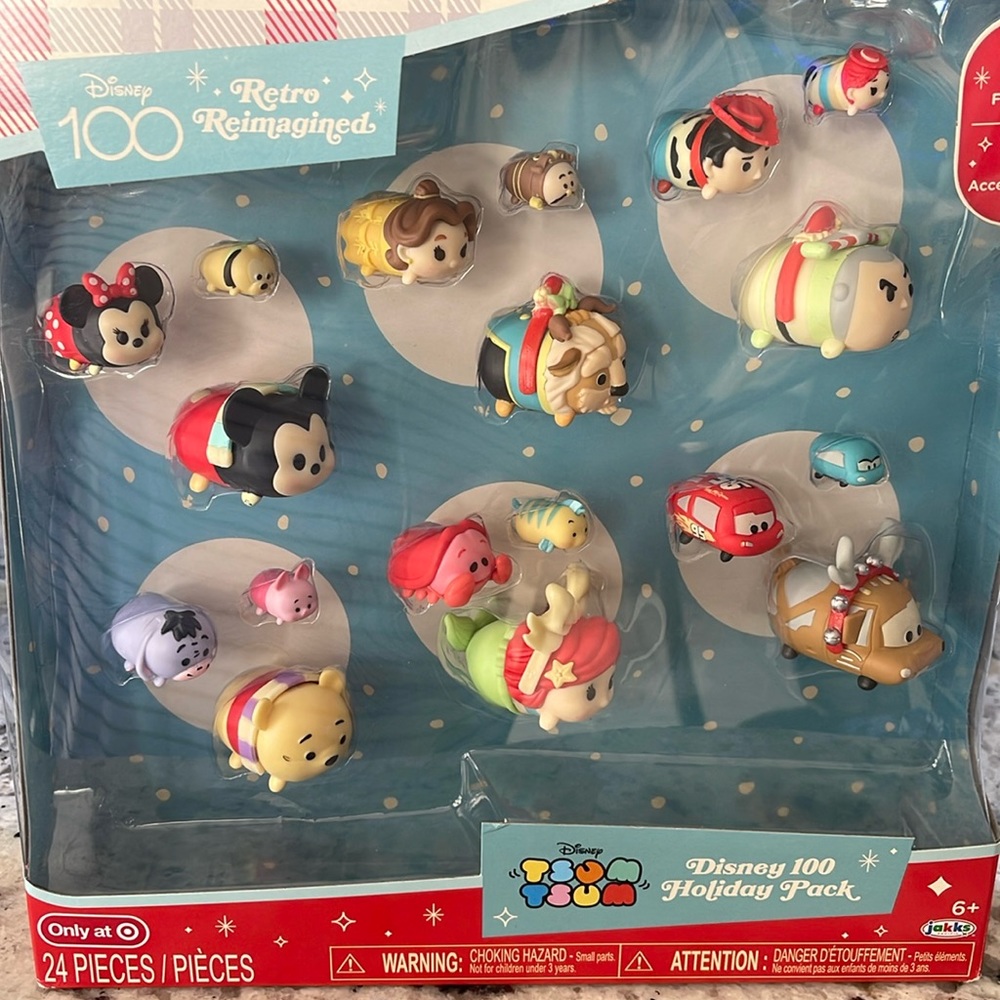 Toy Story DISNEY 100 Holiday TSUM TSUM 18 FIGURES 6 ACCESSORIES Movie Characters